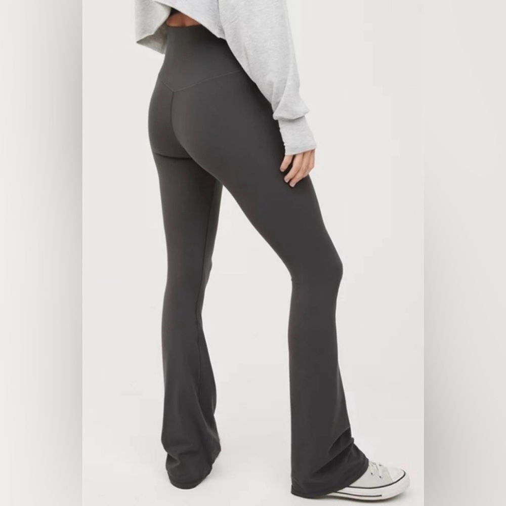 Offline By Aerie Gray Real Me High-Rise Bootcut Flare Leggings - Picture 3 of 7